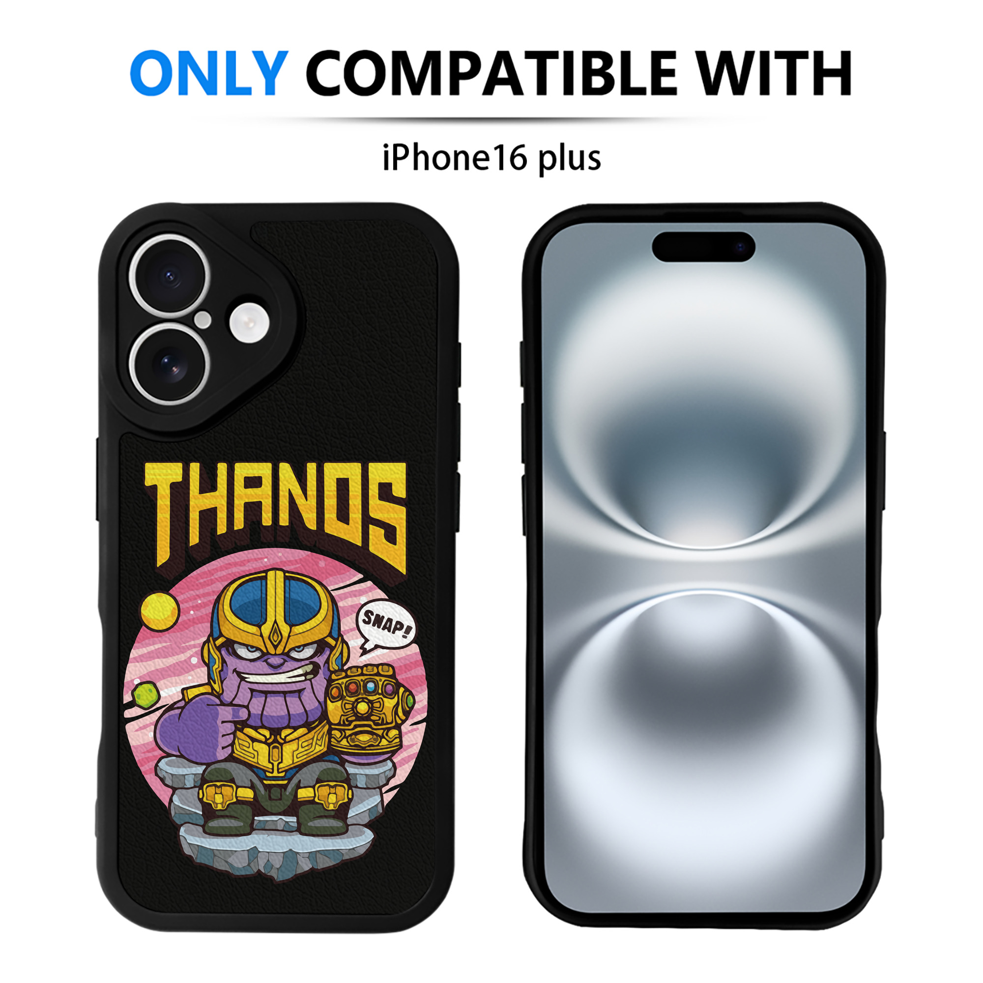 （画像用） アベンジャーズ The Avengers 【iPhone 16シリーズ対応】シリコンスマホケース（レザー調） 材質：シリコン